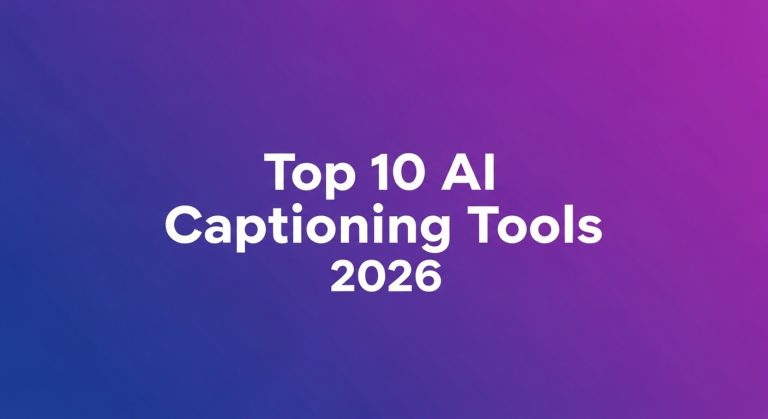 Top 10 AI Captioning Tools 2026