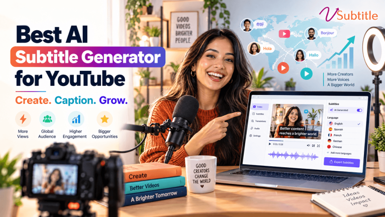 Best AI Subtitle Generator for YouTube Creators (2026 Guide)